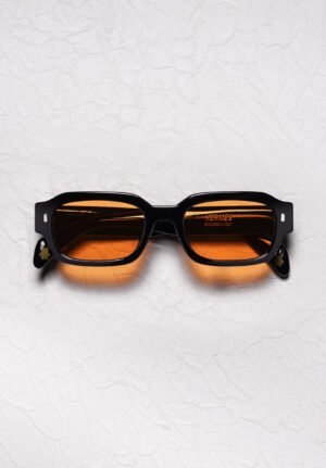 Hermes - Shiny Black + Orange